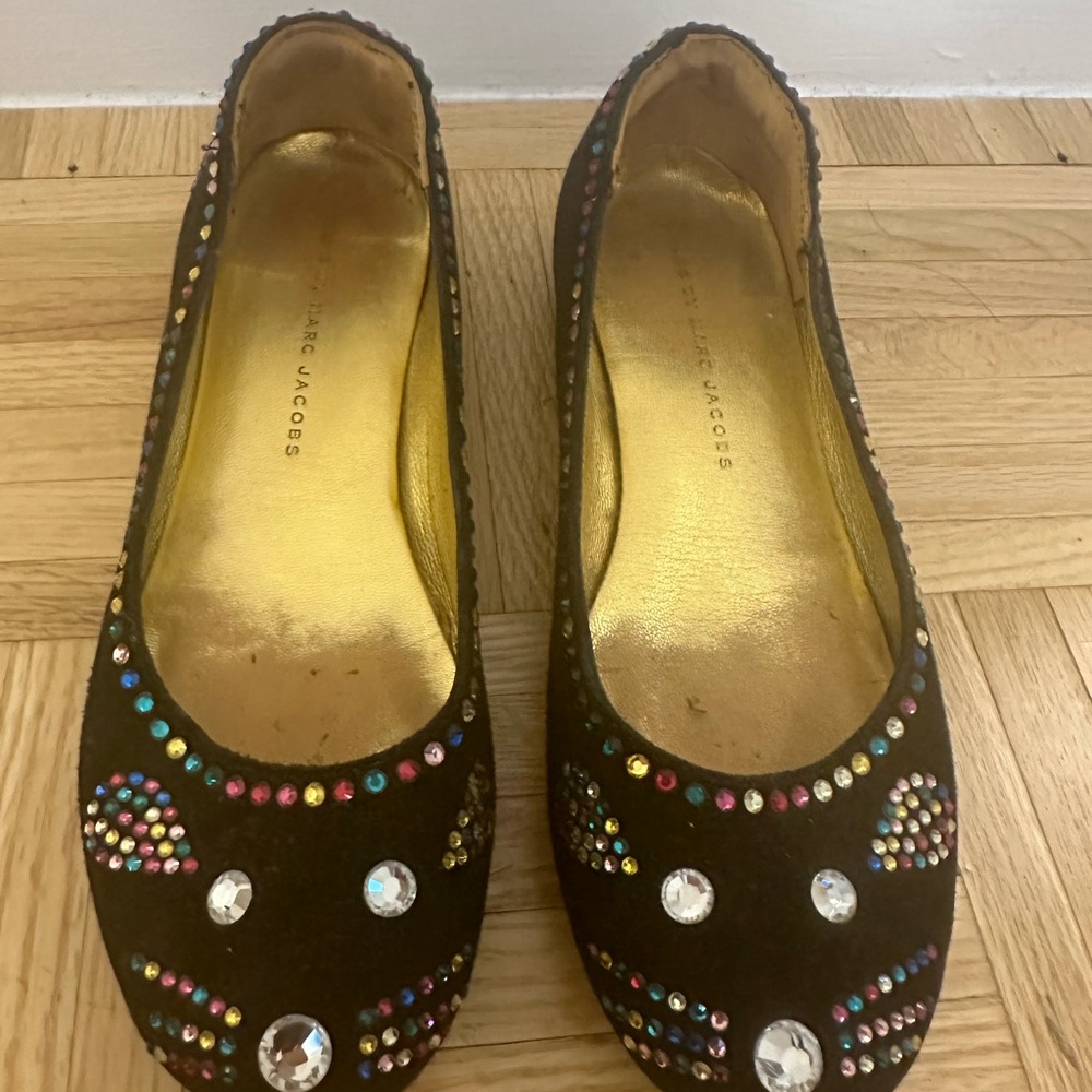 Marc Jacobs Embellished Mouse Flats